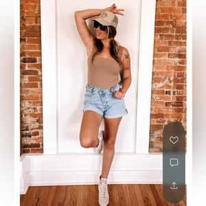 Curve love “dad” shorts